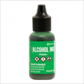 Alkohol Ink - Mojito